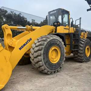 Chargeuse sur pneus Komatsu WA500 d'occasion de 9 tonnes avec moteur, boîte de vitesses et roulements - Inspection vidéo fournie - Product Image 5