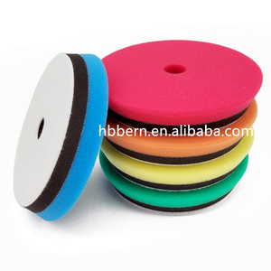 Tampon de polissage en mousse de 5 pouces Tampon éponge de <span class=keywords><strong>voiture</strong></span> 125 mm Tampon en mousse à coupe lourde - Product Image 2