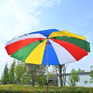 Sombrilla de Playa Impermeable con Protección UV, 170 cm, Varillas Gruesas de Acero Galvanizado, Resistente al Viento y a la Oxidación, Parasol de Jardín - Product Image 4
