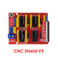 Nouveau bouclier V4 bouclier V3 Machine à graver/imprimante 3D/A4988 carte d'extension de pilote pour Kit de bricolage arduino