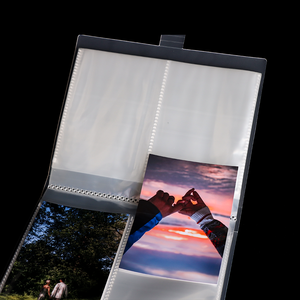 Nhà máy tùy chỉnh chất kết dính với 2 Túi Cao minh bạch giấy PP thẻ thư mục Memo phù hợp với 4x6 Album ảnh thu thập cuốn sách - Product Image 4