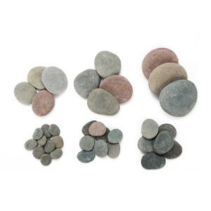 Bulk River <span class=keywords><strong>Cailloux</strong></span> pour la peinture-50PCS Pierres naturelles plates lisses, idéales pour l'artisanat de bricolage - Product Image 2