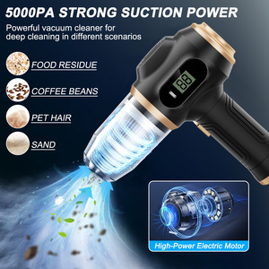 <span class=keywords><strong>Aspirateur</strong></span> sans fil portatif sans sac <span class=keywords><strong>à</strong></span> aspiration et soufflage intégrées, haute puissance, pour voiture et maison - Product Image 2