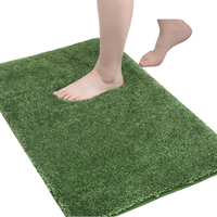 Tapis de salle de bain en chenille ultra doux anti-dérapant moderne Style Kilim Tapis de sol lavable en machine personnalisable pour la maison Hôtel Porte Utilisation