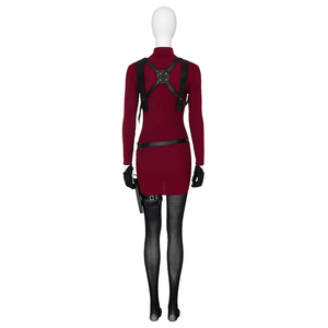 Ensemble de costumes pour femmes adultes en polyester, version pull rouge pour le cosplay Echo du <span class=keywords><strong>Resident</strong></span> <span class=keywords><strong>Evil</strong></span> Remake, en stock - Product Image 6