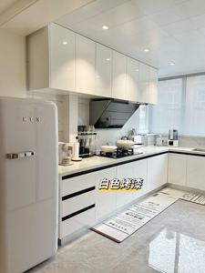 Gabinete <span class=keywords><strong>de</strong></span> cocina personalizado <span class=keywords><strong>de</strong></span> lujo ligero moderno Gabinete <span class=keywords><strong>de</strong></span> cocina <span class=keywords><strong>de</strong></span> diseño para toda la casa con integración <span class=keywords><strong>de</strong></span> acero inoxidable - Product Image 5