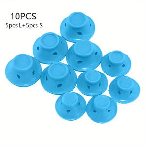 Productos de Baño al por Mayor, 10 Piezas de Rizadores de Cabello sin Calor, Rodillos de Silicona Suave para Rizos, Herramientas de Peinado para Dormir - Product Image 2
