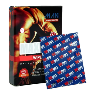 Lingettes humides pour hommes I <span class=keywords><strong>Max</strong></span> Extra Fortes, effet amélioré, retardateur, lingettes pour rapports sexuels, produit pour hommes pour une durée prolongée - Product Image 1