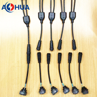 Conception et fabrication de faisceaux de câblage pour éclairage LED, solution de connecteurs étanches mâle-femelle M20, faisceau de câblage DIY