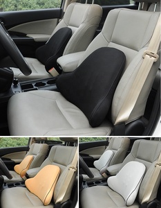 Chỉnh hình thoải mái xe thắt lưng trở lại phần còn lại gối bộ nhớ bọt thắt lưng hỗ trợ đệm cho ghế tự động dệt kim kỹ thuật - Product Image 2