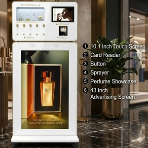 Automated Standing Perfume Vending <strong>Machine</strong> for Retail Shop Mall Cologne Vending <strong>Machine</strong> with Card Reader Cash Coin Customized - Product Image 1