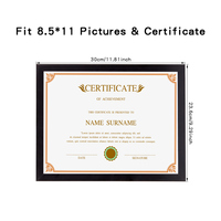 Hot Sale 8.5x11 High Definition Diplom und Zertifikat Foto rahmen Großhandel PVC Honor Awards Posed Photo Frame