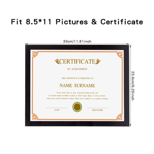 Gran oferta, 8,5x11, diploma de alta definición y certificado, marco de <span class=keywords><strong>fotos</strong></span>, venta al por mayor, PVC, premios de Honor, marco de <span class=keywords><strong>fotos</strong></span> posado - Product Image 2