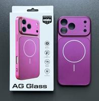 Étui en verre nano mat magnétique sans fil pour iPhone 18 Pro, 18 Pro Max, 17 Pro, 17 Pro Max – Coques de téléphone portable