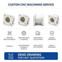 Support de caméra industriel en céramique usiné CNC, résistant aux produits chimiques, pour la fabrication de machines d'emballage