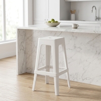 Tabourets de bar empilables sans dossier, hauteurs de comptoir, pour intérieur et extérieur, best-sellers