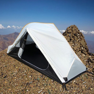 Ultra-leggero quattro stagioni poliestere eco-friendly vertice tenda antipioggia e Sunproof con due porte durevole per la singola persona - Product Image 1