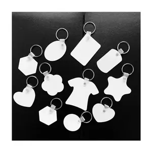 Customized Logo Wholesale Sublimation Blanks Key Chain Metal keychain sublimation With Keyring Accessories