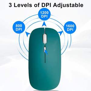 Wholesale Dual Mode <b>Bluetooth</b> 5.0 Wireless <b>Mouse</b> Portable Ergonomic Rechargeable <b>Mouse</b> Souris Raton Maus - Product Image 4