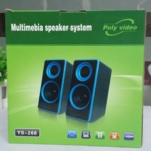 ชุดลำโพง 2.0 แชนแนล ใช้พลังงานจาก USB สำหรับคอมพิวเตอร์ พร้อมดีไซน์ซับวูฟเฟอร์ - Product Image 2