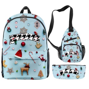 Vente en gros impression personnalisée de logo 3D backwoods garçons sac à dos pour ordinateur portable personnage de dessin animé ensemble de sac à dos pour l'école - Product Image 2