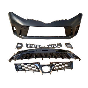 Kit de carrocería para SIENNA, rejilla de parachoques, lámpara antiniebla, marco de matrícula delantera, mejora 2018, SIENNA SE, KITS de carrocería - Product Image 2