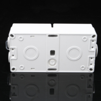 Source usine IP66 interrupteur de prise murale résistant aux intempéries 220V 13A prise de courant industrielle universelle 2 AC pour jardin certifié CE GCC