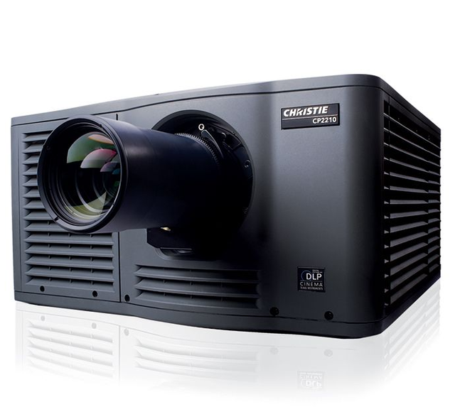 Christie CP2210 12000 Lumens 2K DLP 3D Built-In Digital Cinema Projector for Commercial Movie Theaters Auditoriums Multiplexes