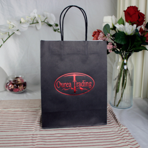 High Quality Cheap <b>Brown</b> Kraft Paper Bags with Handles Ready to Ship From China Factory for Packaging and Shopping - Product Image 3