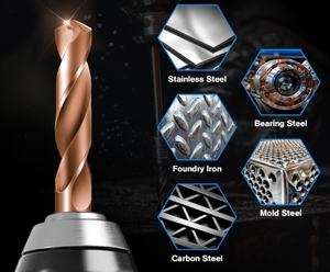 3xD <strong>Tungsten</strong> <strong>Carbide</strong> Tipped Drill <strong>Bit</strong> with TISIN Coated and Hard Metal Drill <strong>Bits</strong> for Stainless Steel Hardened Steel - Product Image 6