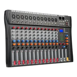 CT12 Hot Selling Guangzhou Professional Audio Mixer Console 12 channel