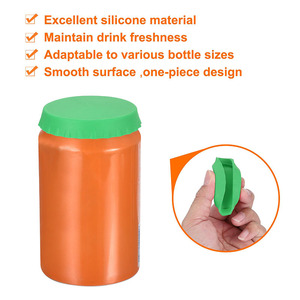 Couvercles de canettes de soda en silicone réutilisables à joint hermétique <span class=keywords><strong>personnalisé</strong></span> Couvercles de canettes de boisson en silicone de qualité alimentaire pour jus de fruits Accessoires robustes pour le <span class=keywords><strong>vin</strong></span> - Product Image 6