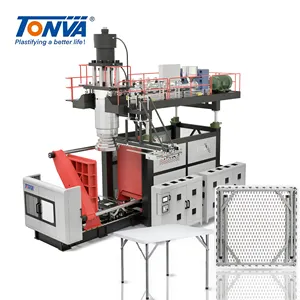 TONVA Plastic HDPE Square Folding Table Top Plastic Board Blow Molding Making Machine