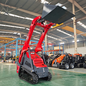 Livraison rapide Derette V1000 <span class=keywords><strong>Kubota</strong></span> 25Hp Mini chargeuse compacte diesel avec attache de chargeuse sur chenilles de 1 tonne - Product Image 2