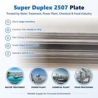 Plaque Super Duplex DIN 17440 1.4410 2507 de 15 mm à 45 mm pour les boîtiers de traitement des déchets environnementaux