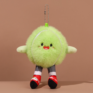 Pelota deportiva <span class=keywords><strong>de</strong></span> peluche bonita al por mayor, mancuerna <span class=keywords><strong>de</strong></span> dibujos animados, bolsa <span class=keywords><strong>para</strong></span> muñecas, accesorios colgantes, llavero personalizado, colgante, juguete <span class=keywords><strong>de</strong></span> peluche - Product Image 6