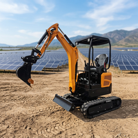 Mini-excavatrice, homologuée CE EPA, garantie directe usine 10 ans, couleur OEM, pelle compacte sur chenilles