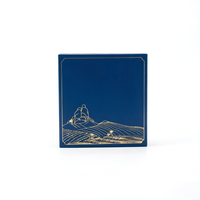 Boîtes rigides haut de gamme pour emballage de bijoux en gros avec impression de logo personnalisé, doublure en éponge et couvercle/base à fermeture magnétique