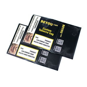 Custom Tobacco Packaging Bag <b>Plastic</b> Packing Hand <b>Rolling</b> Tobacco Pouches With Zipper - Product Image 3