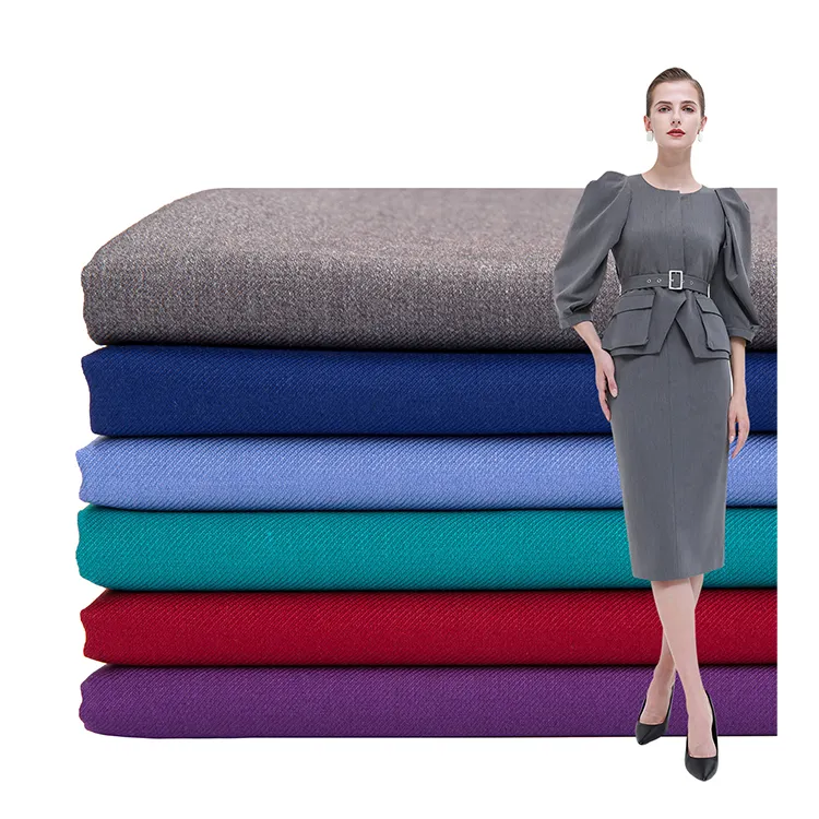 Hot selling by manufacturers 170gsm/150cm TR twill polyester rayon cotton material blended kids fabric for suiting