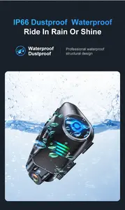 Casco de Motocicleta Q28 <span class=keywords><strong>para</strong></span> Auriculares <span class=keywords><strong>Bluetooth</strong></span>, Videocámara de Tablero con Video de 1080P, Auriculares Inalámbricos <span class=keywords><strong>para</strong></span> <span class=keywords><strong>Moto</strong></span>, Llamadas <span class=keywords><strong>Manos</strong></span> <span class=keywords><strong>Libres</strong></span> Impermeables, Batería LED - Product Image 4