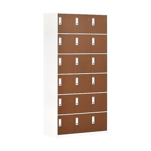 Lockers Metálico Con Cerraduras y 18 Puertas,Archivero Individual Multiuso Para Oficina Escuela,Gym,Organizador Con Espacio - Product Image 2