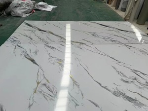 Panel de Pared de Mármol de Cloruro de Polivinilo Ligero, Panel de Mármol UV Fácil de Instalar y Fabricado en Casa para Proyectos Domésticos - Product Image 3