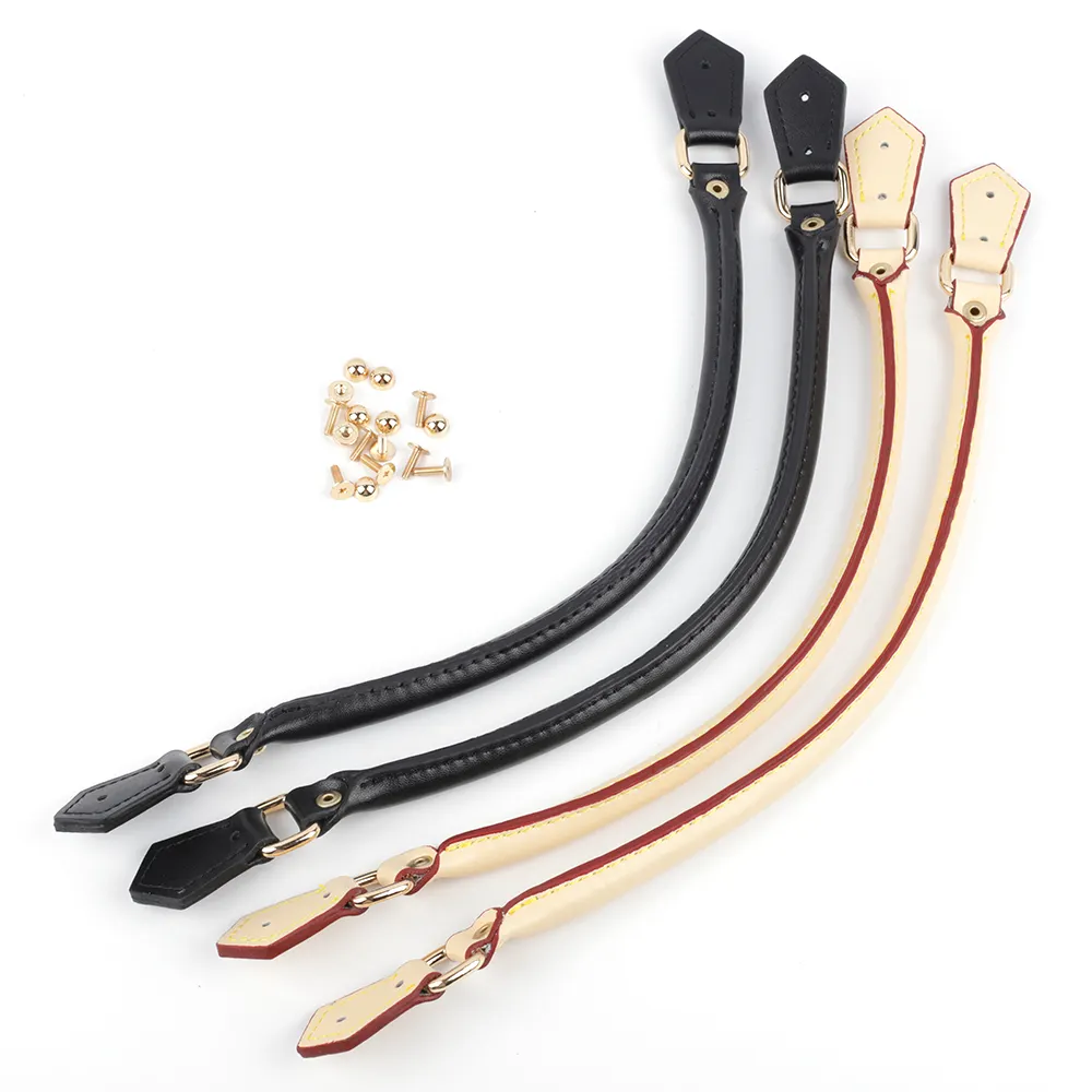 onthelevel Leather Bag Strap Replacement Shoulder Belts Hand Bag Straps Handle Gold Buckle Bag Accessories Parts
