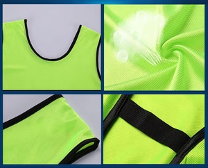 Custom Polyester Voetbal Sport Training Slabbetjes Ademend Voetbalvest Voetbal Training Vest Goedkope Voetbal Slabbetjes - Product Image 4