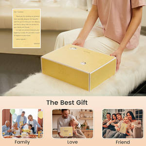 LIANFA Lot de serviettes de bain de luxe 100% coton avec <span class=keywords><strong>boucle</strong></span> de suspension avec étiquette Nano-Bio Lifecycle Technics tissé Emballage de boîte cadeau - Product Image 6