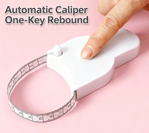 Fitness Precisie Wegwerp lichaamsvetmeter Telescopische liniaal Meetinstrument voor gewichtsverlies - Product Image 6