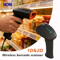 Lecteur de codes-barres QR WCMI 1D 2D USB portable avec capteur CMOS, garantie de 2 ans, SDK pour supermarché