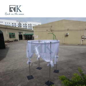 Kits de Tubos Redondos para Exhibiciones, Soportes de Exhibición con Tubos y Cortinas, Estructura de Aluminio Ajustable para Decoración de Escenarios - Product Image 5
