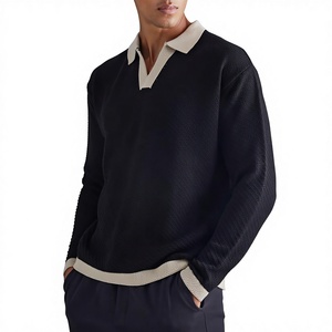 Nueva Camisa de Golf 2025 de Alta Calidad, 100% Algodón, con Estampado Bordado, Manga Larga, Bolsillo, Antiarrugas, Sublimación Personalizada para Hombre - Product Image 2